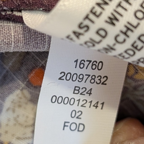 Duluth Trading Co Heirloom Gardening Overalls Fall Orchard Chicken Print Large - Picture 11 of 11